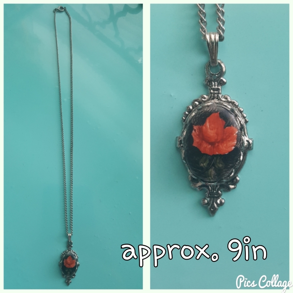 Vintage Hand-painted Necklace